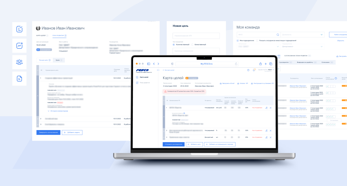 Разработка Личного кабинета эффективности